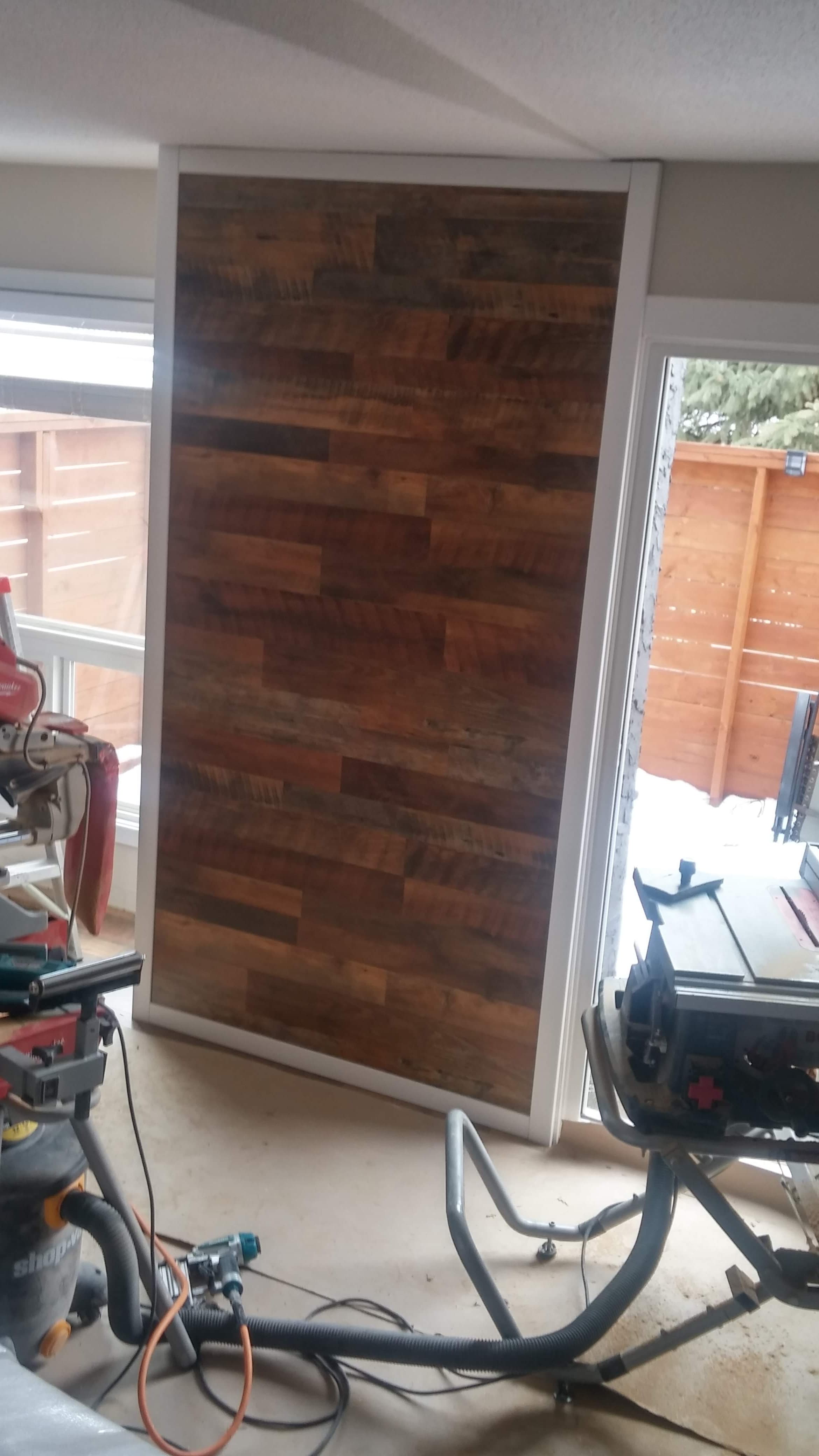 Feature Wall Installation - After