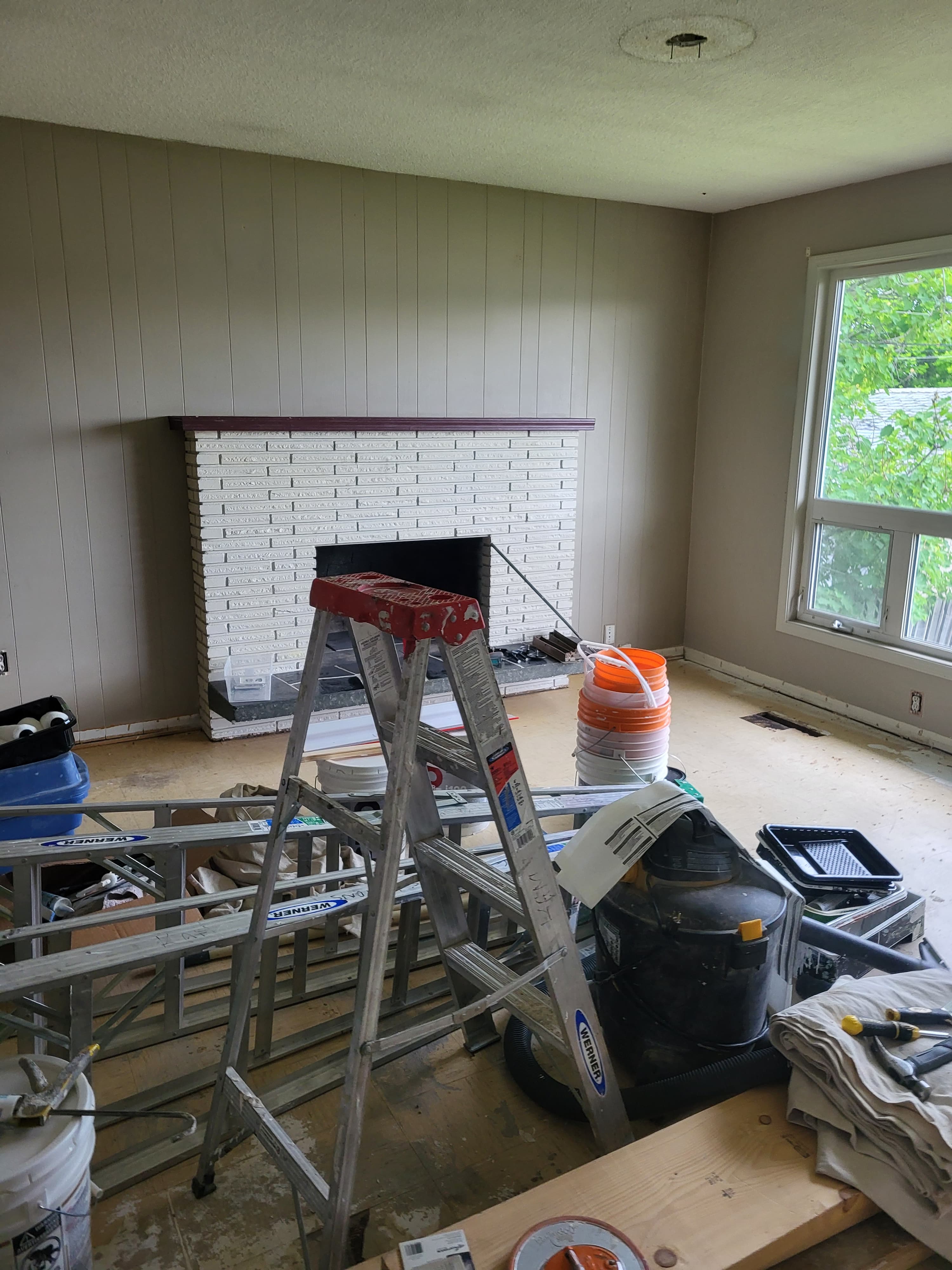 Wall Repair - Before